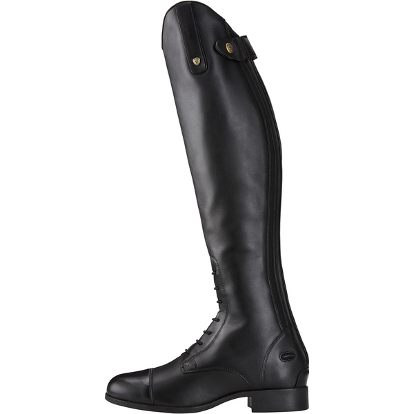 2026 Ariat Junior Erbe Kontur Feld Reißverschluss Lang Reiten Stiefel 10015484 - Black